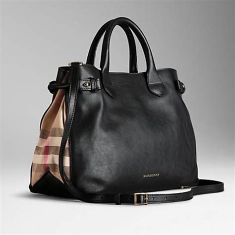 burberry black and yellow bag|Burberry black leather shoulder bag.